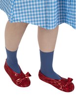FUNIDELIA Couvre-chaussures rouges Dorothy - Le Magicien d'Oz pour femme