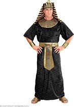 Widmann - Egypte Kostuum - Belangrijke Egyptische Farao Toeta - Man - Zwart, Goud - Large - Carnavalskleding - Verkleedkleding