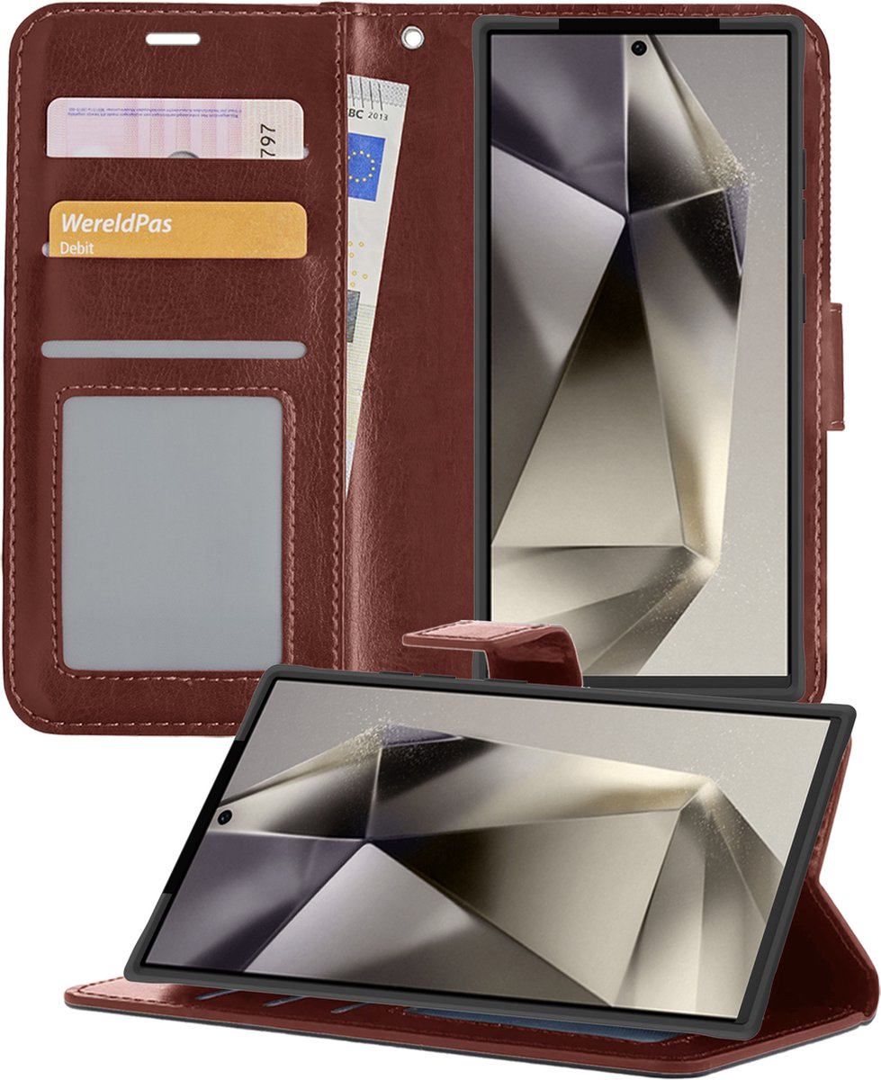 Étui pour Samsung Galaxy S24 Ultra Case Book Case Cover Wallet