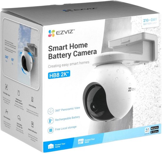 Test de la Ezviz HB8 2K+, une imposante caméra extérieure performante et  autonome