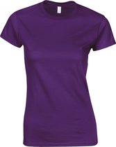 Bella - T-shirt col V en jersey unisexe - Rouge - S