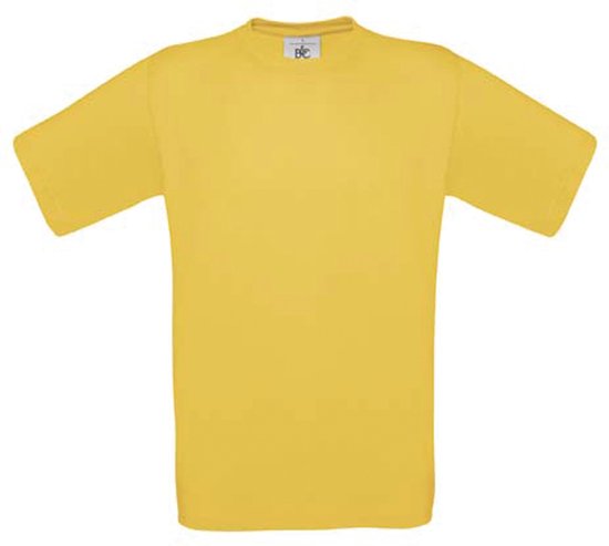T-shirt Kind 1/2 Y (1/2 ans) B&C Ronde hals Korte mouw Gold 100% Katoen