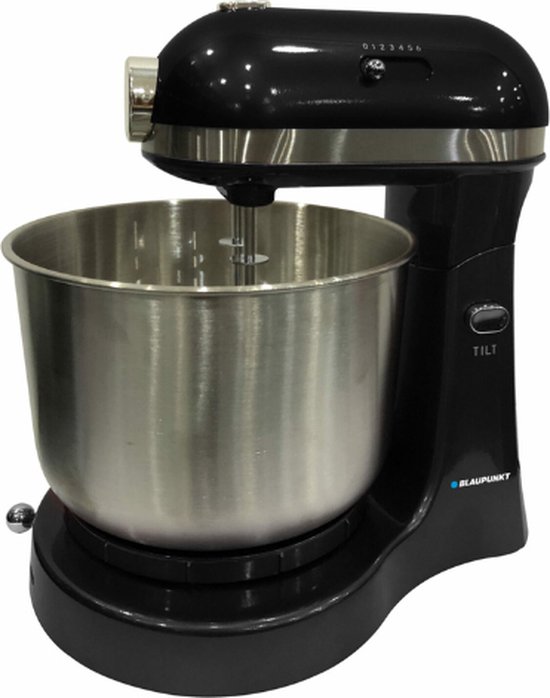Blaupunkt Keukenmachine - Keukenmixer - Keuken Machine - Mixer met Mengkom Keukenmachine - Mixer - 3.5L Kom - MEN00841 - Zwart