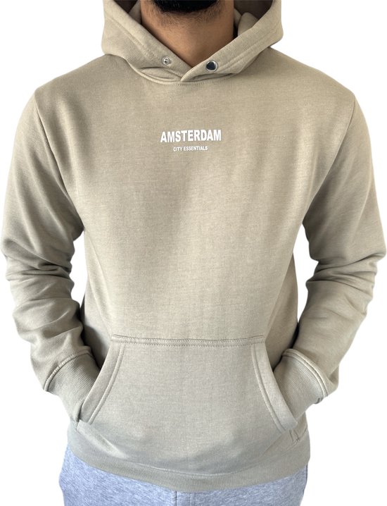 Amsterdam hoodie - Beige - XS