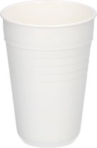 Reusable automaat drink of koffiebeker 150cc wit
