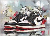 Sneaker poster Union LA black toe 70x50 cm