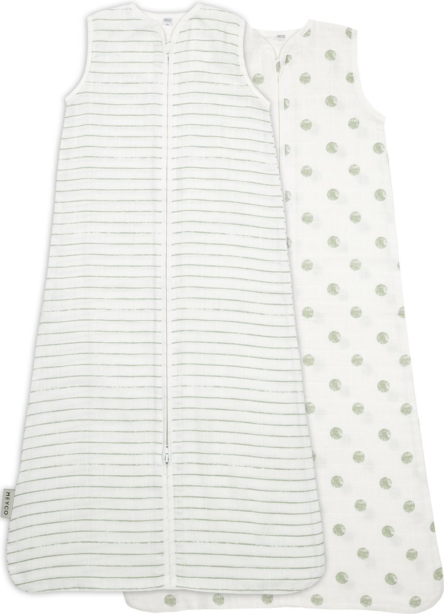De 7 Beste Hydrofiele Slaapzakken van 2026 Meyco Dots/Stripe 2-pack zomerslaapzak