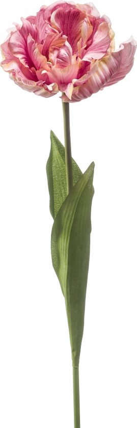Emerald Kunstbloem Tulip Spray - Overig - Roze - 0 x 66 x 0 cm (BxHxD)
