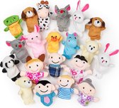 THE TWIDDLERS - 20 Pluche Dier Vinger Pop Speelgoed voor Jongens en Meisjes, Geweldig als Traktatie Uitdeelcadeautje Kinderverjaardag