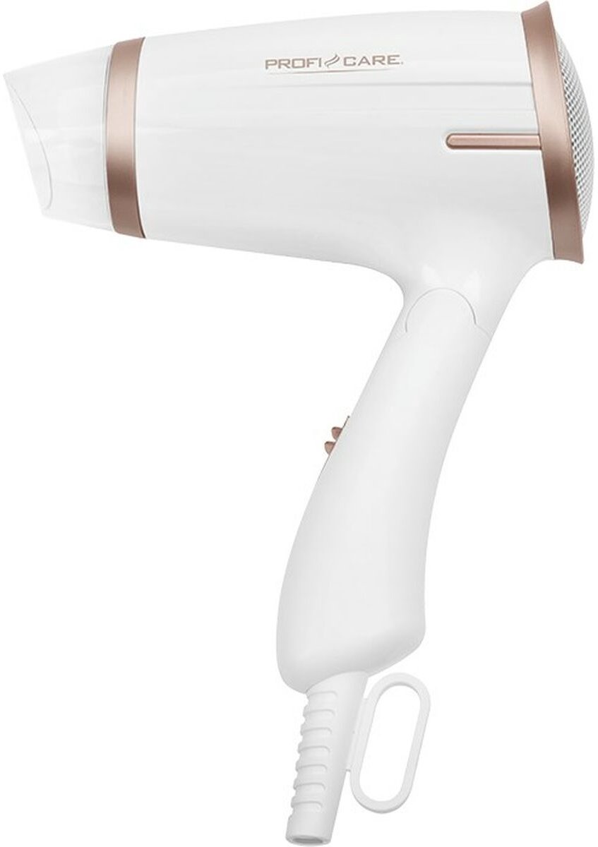 ProfiCare PC-HT 3009 - Föhn - inklapbaar - 1400 Watt - wit