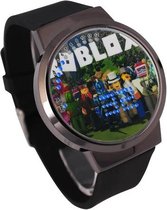 Roblox - Montre - Horloge d'apprentissage - LED - Écran tactile - Étanche - Montre enfant - Klok -Montre Roblox - Klok Roblox - Montre-bracelet - Sport - Équipe A