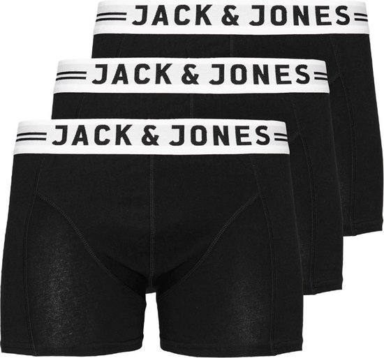Lot de 3 boxers JACK & JONES JUNIOR pour garçons - Noir - Taille 128