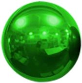 Spiegelballon groen - 40 cm