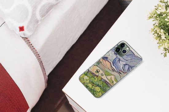 Telefoonhoesje Geschikt voor iPhone 11 Pro hoesje - De Alpen - Vincent van Gogh - Siliconen Telefoonhoesje Telefoonhoesje