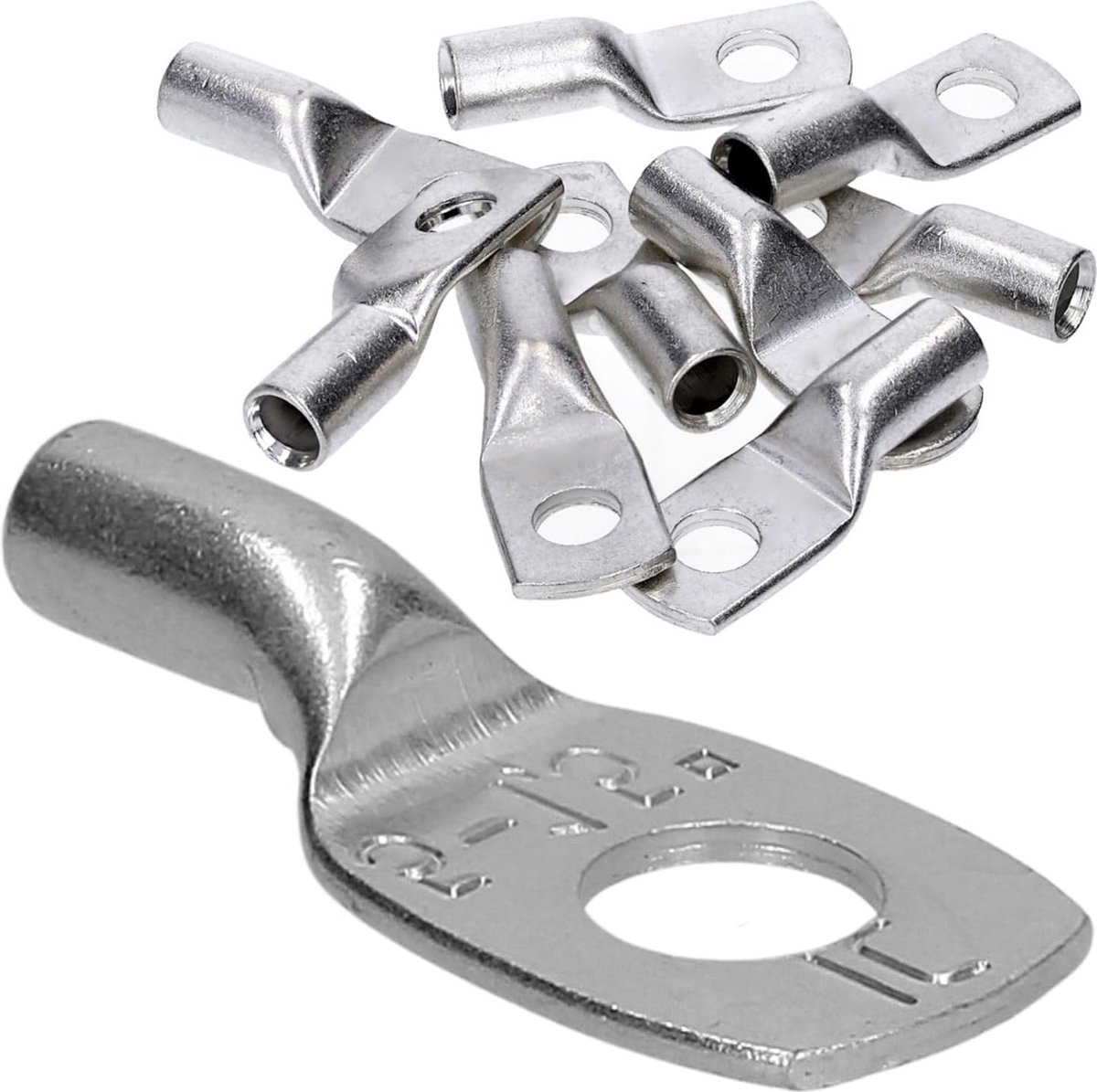 10 stuks Kalitec HR1-5 standaard buiskabelschoenen 1,0-1,5 mm² M5 I zonder kijkgat I Made in Germany