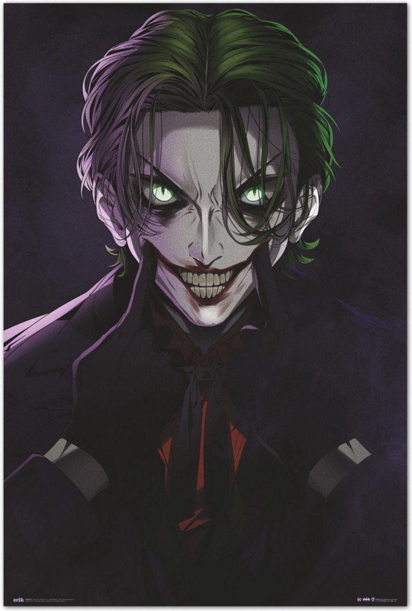 Grupo Erik Poster DC Comics - Joker - Anime 61x91,5cm Divers