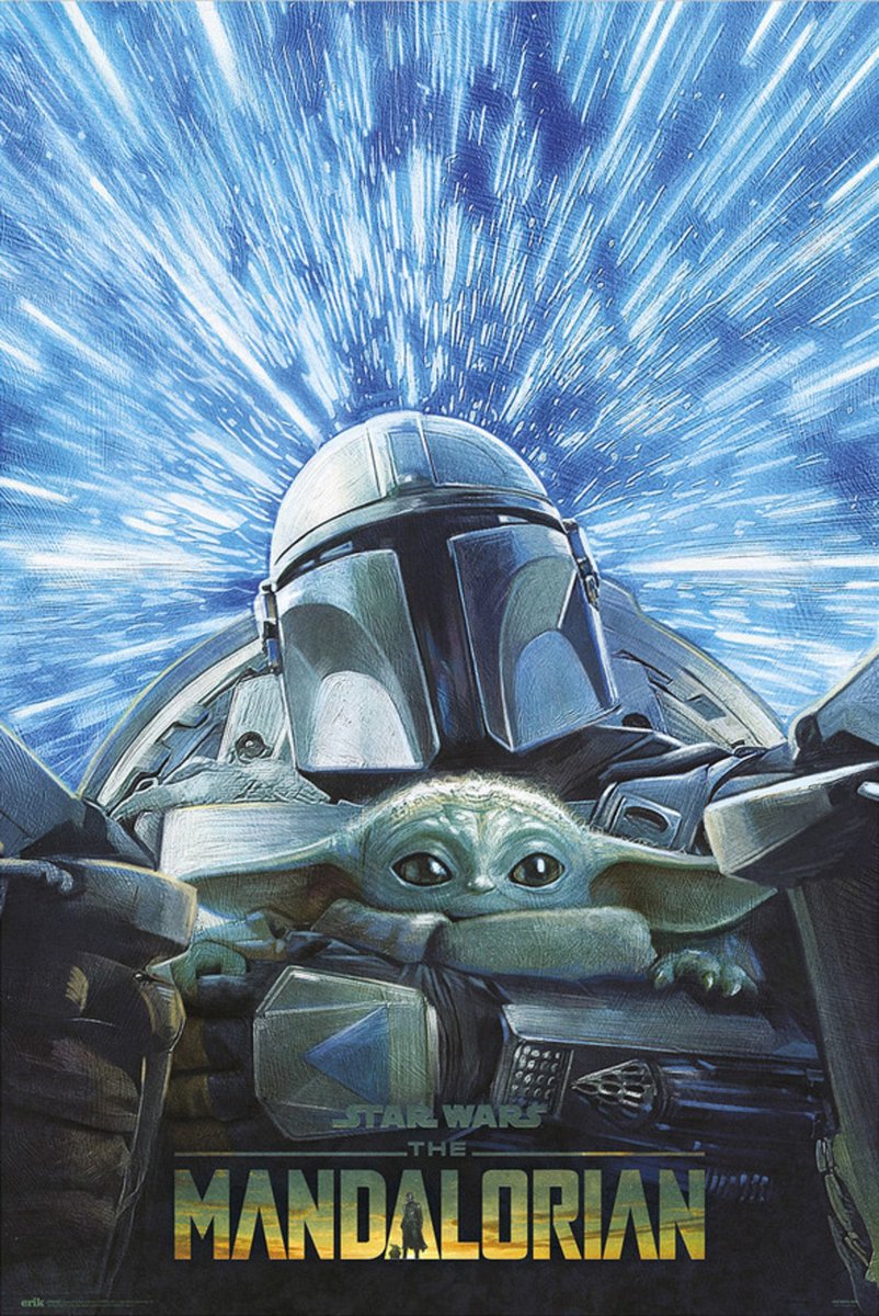 Grupo Erik Poster Star Wars - The Mandalorian - Hyperspace 61x91,5cm Divers