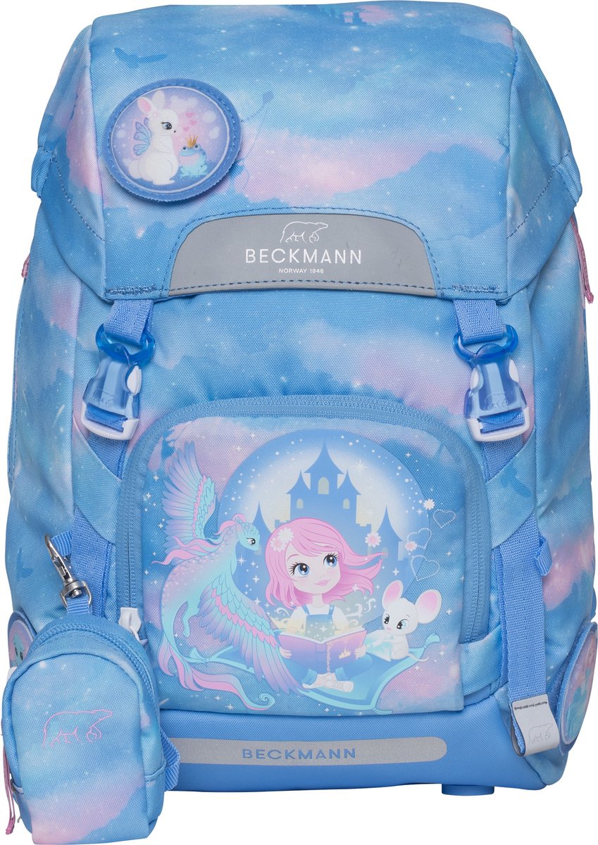 Beckmann schooltas - Classic - Fairytale blue - 22 liter