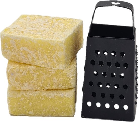 Deco4yourhome® - 3x Amberblokje - Mango - Raspje - 3 Stuks - Amber - Blokje - Geurblokjes