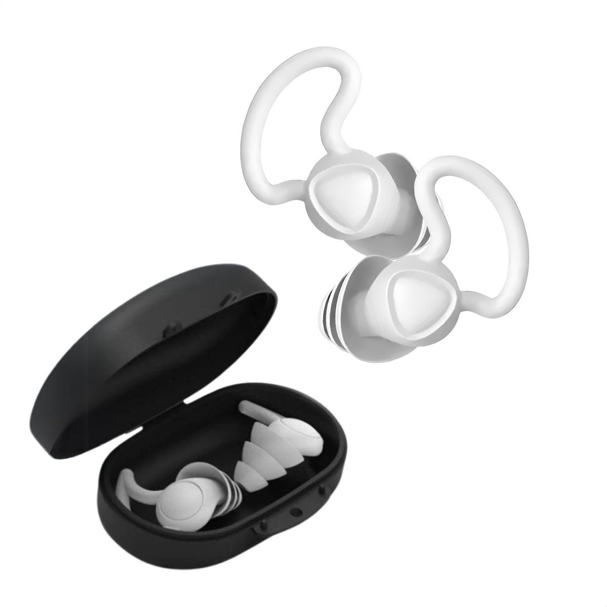 Goedkoopste Active goods - Slaap Oordoppen - oordopjes festival - Oordopjes - Partyplug - Earplug - Anti snurk - Noise cancelling - Slapen - Festival - Reizen - Zwemmen - BPA vrij - Wit