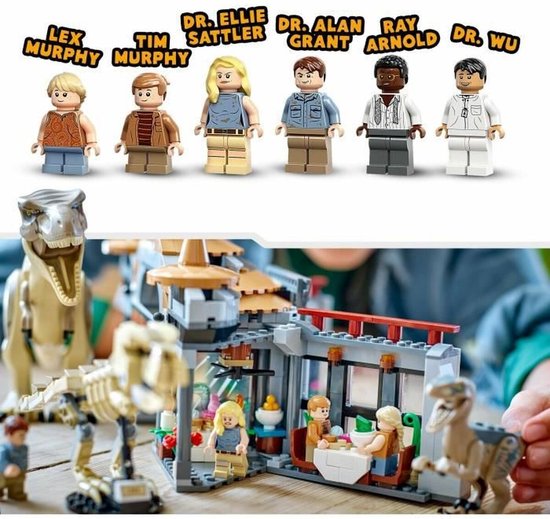 LEGO Jurassic - Centre d'accueil : T. rex et Raptor Attack 76961