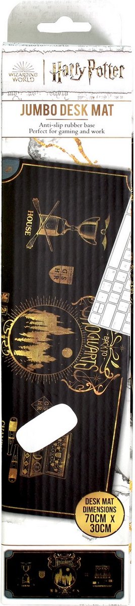 Harry Potter Back To Hogwarts Unisex Muismat - zwart/goudkleurig - Standard