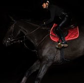 PS Of Sweden Stardust Limited Edition Christmas 22 Saddle Pad Dark Red Gold - Model: Dressage - Maat: Full