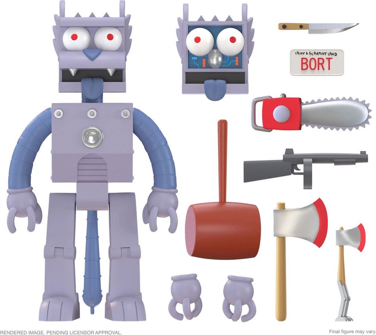 The Simpsons: Ultimates Wave 1 - Robot Scratchy 7 inch Action Figure