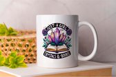Mug Juste une fille qui aime les cristaux et les livres - Chakras - CrystalHealing - Cadeau - Cadeau - EnergyBalance - SpiritualWellness - CrystalHealing - EnergyBalance - SpiritualWellbeing - CrystalMagic