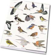 Schrift A5: Collage vogels, Elwin van der Kolk, Vogelbescherming Nederland - Gratis Verzonden