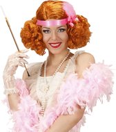 Widmann - Pruik Burlesque Rood - Rood - Carnavalskleding - Verkleedkleding