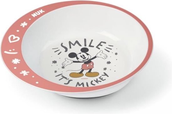 NUK kinderservies set Mickey - plastic, magnetron- en vaatwasserbestendig. van Nuk — afbeelding 3
