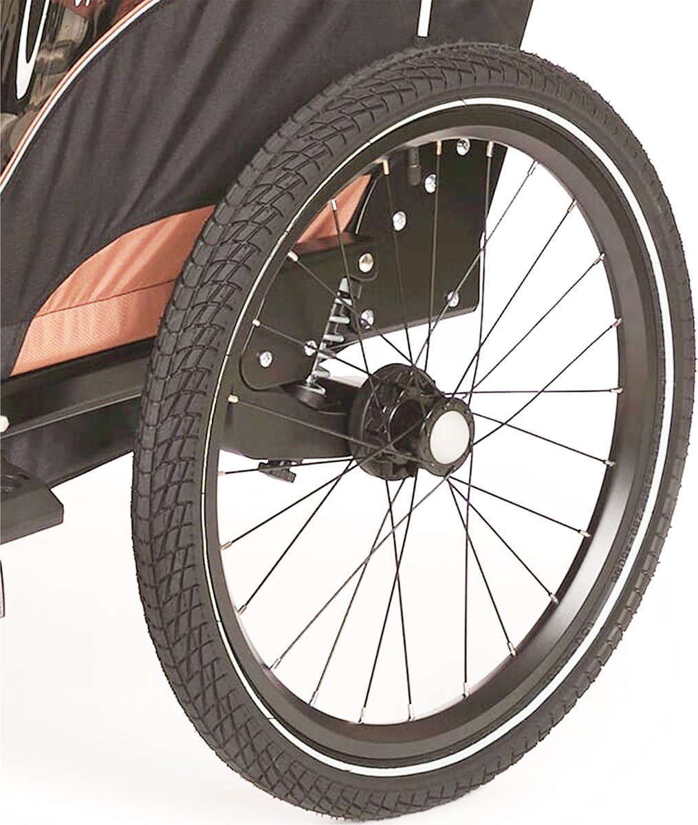 Bobike zijwiel links kids trailer afbeelding
