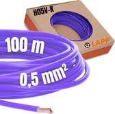 LAPP 4510071 Draad H05V-K 1 x 0.50 mm² Violet 100 m