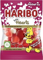 Haribo hearts - 130 gram - Valentijn - Snoep hartjes - Moederdag