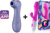 Satisfyer Pro 2 Gen 3 Lila met Connect App met Easylove Tarzan Vibrator - Combinatie Voordeel Set