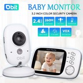 Babyfoon met camera - baby monitor - babyfoons - met talk back functie