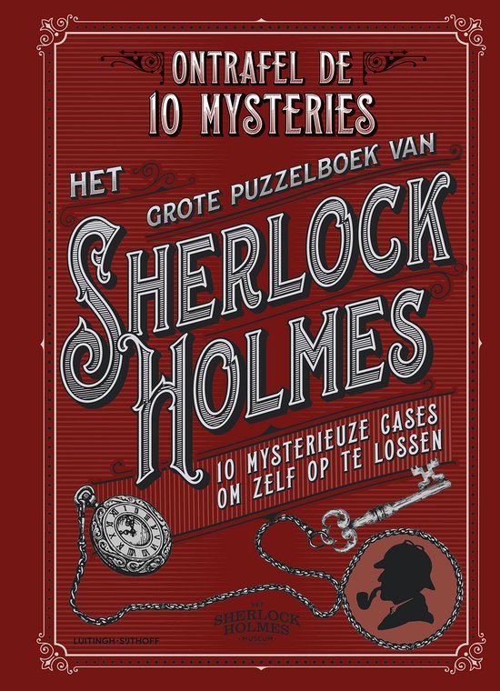 Het grote puzzelboek van Sherlock Holmes - cover