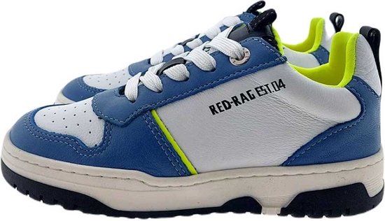 Red-Rag 13841 veter sneaker blauw / combi, 30