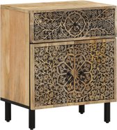 vidaXL-Table de chevet-50x33x60-cm-bois de manguier massif