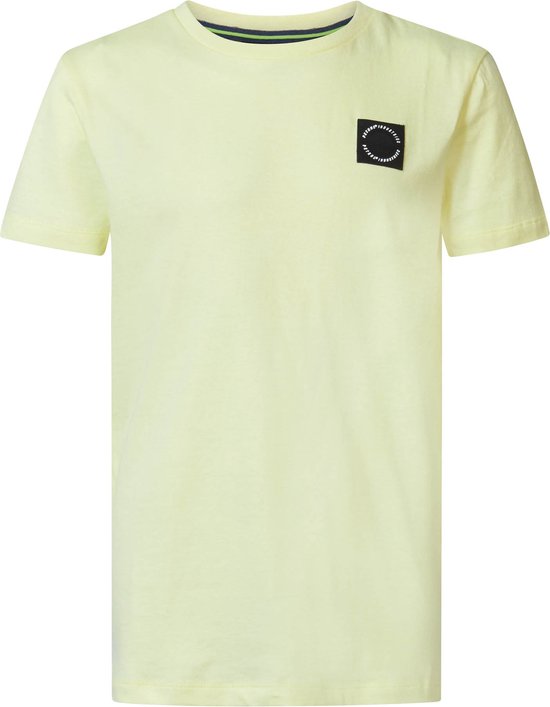 Petrol Industries - Jongens Logo T-shirt Sunkissed - Geel - Maat 128