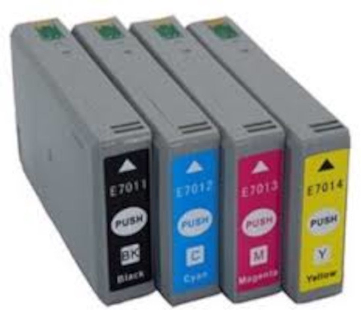 Epson T7015 inkt cartridge Multipack - Huismerk set (4 st.)