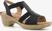 Blue Box dames sandalen met hak zwart - Maat 40