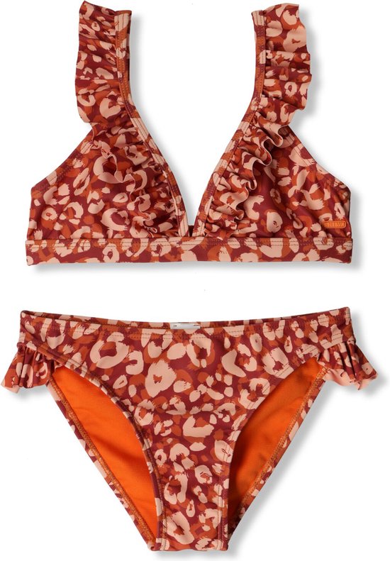 Shiwi Bella Bikini Set Lush Leopard Zwemkleding Meisjes - Bruin - Maat 86/92