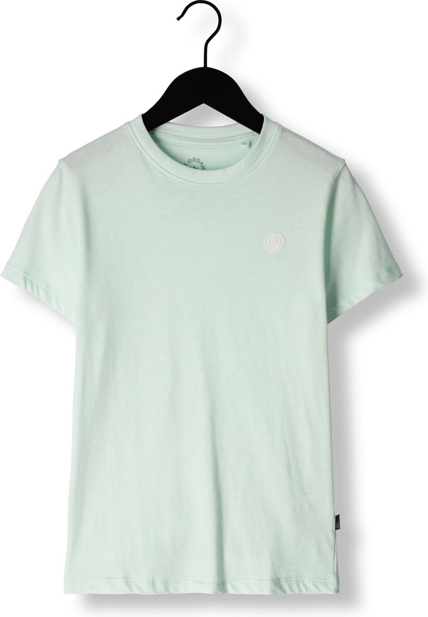 Kronstadt Timmi Kids Organic/recycled T-shirt Polo's & T-shirts Jongens - Polo shirt - Blauw - Maat 170/176