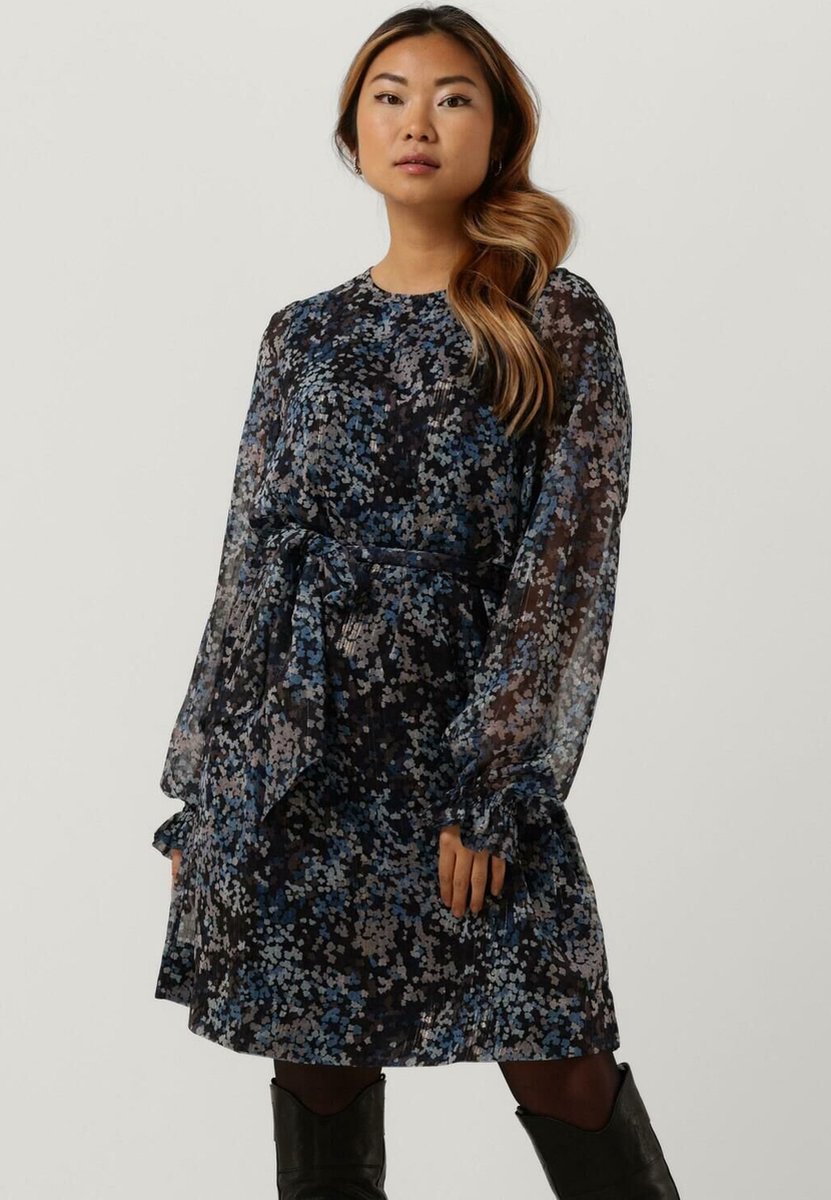 Catwalk Junkie Dr Cloudy Leaves Jurken Dames - Rok - Jurk - Grijs - Maat XS