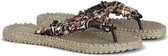 Ilse Jacobsen Slippers met stoffen band CHEERFUL05 - 780 Platin | Platin