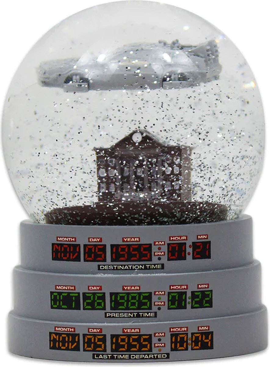 Back to the Future - Decoratieve Sneeuwbol 65mm - Kerst - Sneeuwbal - Half Moon Bay