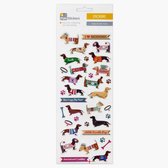 Fun Stickers - Dieren - Leuke Stickers - Teckels honden