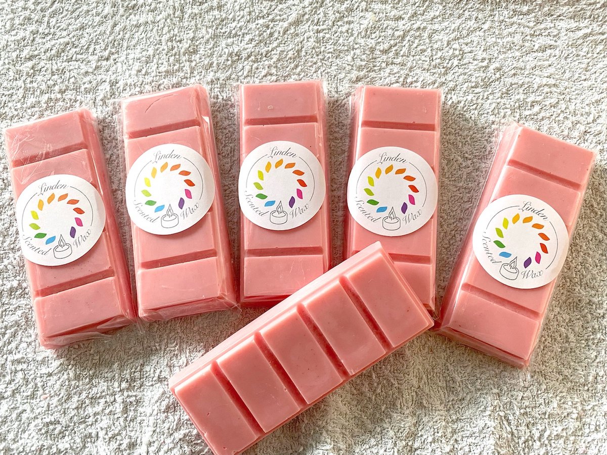 Linden - Snapbar wax melts waxmelt geur HAPPY BLISS - handgemaakt - 100% sojawax - aromatic - voor geurbrander - huisparfum -